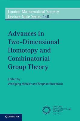 Advances in Two-Dimensional Homotopy and Combinatorial Group Theory(English, Paperback, unknown)