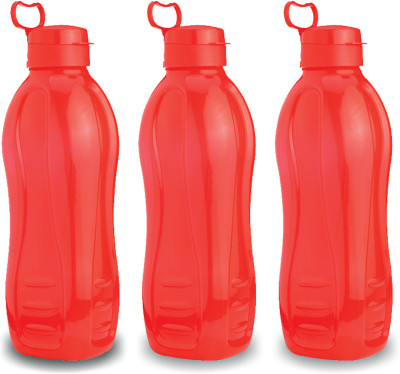 Oliveware 2000 ml Plastic Bottle(Pack of 3, Red)