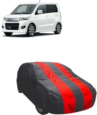 RAIN SPOOF Car Cover For Maruti Suzuki WagonR (Without Mirror Pockets)(Red, Grey, For 2005, 2006, 2007, 2008, 2009, 2010, 2011, 2012, 2013, 2014, 2015, 2016, 2017, 2018, 2019, NA Models)