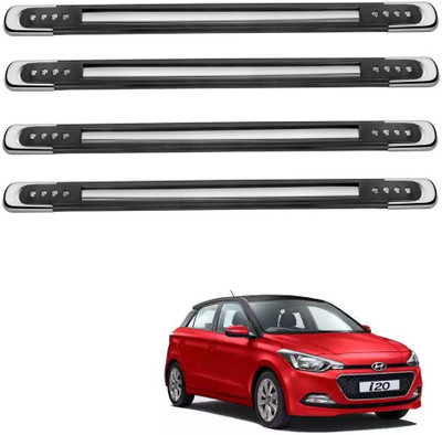 Autofetch Polypropylene Car Bumper Guard(Multicolor, Pack of 4, Hyundai, i20)