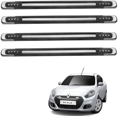 Autofetch Polypropylene Car Bumper Guard(Multicolor, Pack of 4, Renault, Scala)