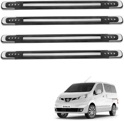 Autofetch Polypropylene Car Bumper Guard(Multicolor, Pack of 4, Nissan, Evalia)