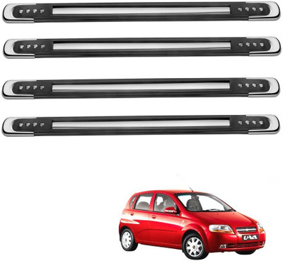 Autofetch Polypropylene Car Bumper Guard(Multicolor, Pack of 4, Chevrolet, UVA)
