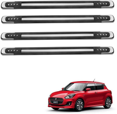 Autofetch Polypropylene Car Bumper Guard(Multicolor, Pack of 4, Maruti, Swift)
