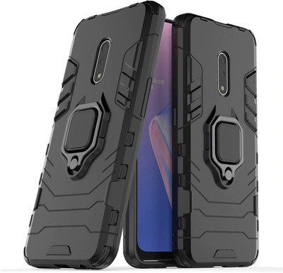 KWINE CASE Back Cover for Realme X(Black, Rugged Armor)