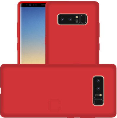 CASE CREATION Back Cover for New Samsung Galaxy Note 8 (2018)(Red, Shock Proof, Silicon, Pack of: 1)