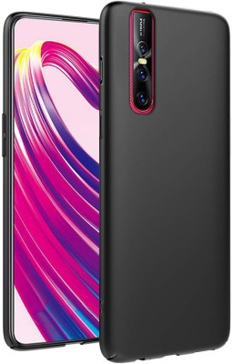 Aaralhub Back Cover for Vivo V15 Pro(Black, Grip Case, Silicon, Pack of: 1)