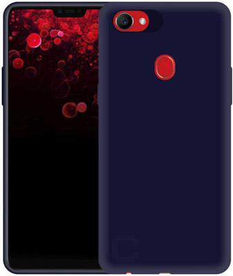 CASE CREATION Back Cover for Oppo F7 Soft Case(Blue, Waterproof, Silicon, Pack of: 1)