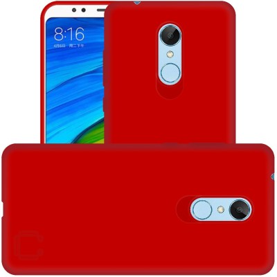 CASE CREATION Back Cover for New Xiaomi Redmi 5 (2018)(Red, Shock Proof, Silicon, Pack of: 1)