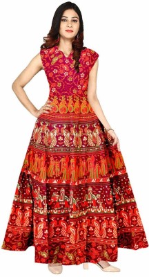 Bharti Empire Women Maxi Multicolor Dress