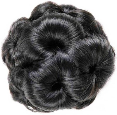 Shining Angel Artificial Bun Decoration Hair Black clutcher for Women And Girls, Pack Of 1 Hair Accessory Set(Black)