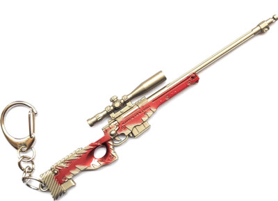 gtrp Pubg GodZilla Devil Red AWM Sniper With 8X Key Chain Key Chain