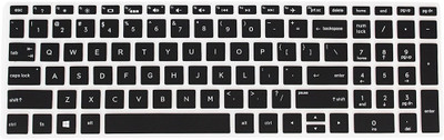 Saco Keyboard Silicon Protector Laptop Keyboard Skin(Black)