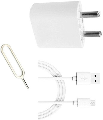 Badger Wall Charger Accessory Combo for Realme C1 Realme C2 Realme U1 Realme 2 Realme 2 Pro Realme 3 Realme 3i with Data Transfer Fast Charging Cable Mobile Charger(White)