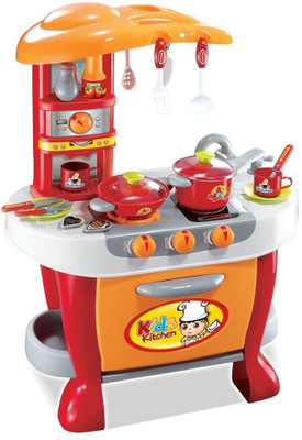 Zahuu Big Size Kitchen Set Toy with Music and Lights.