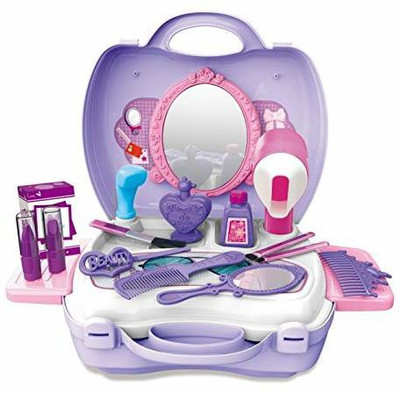 Zahuu Carry Along Beauty Set Toy with Briefcase and Accessories