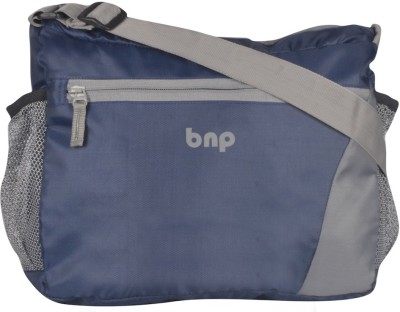 BAGS N PACKS Blue Sling Bag 0171-1 Navy-Grey Sling Messenger Cross Body Unisex Bag
