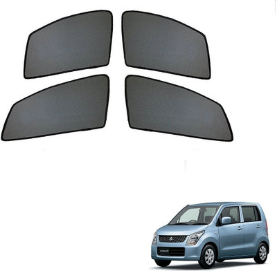 AuTO ADDiCT Side Window Sun Shade For Maruti Suzuki Wagon R 1.0(Black)