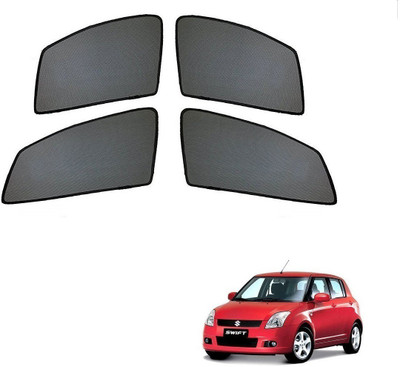 AuTO ADDiCT Side Window Sun Shade For Maruti Suzuki Swift(Black)