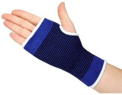 smile4u 1 Pair Of Palm Support- Blue Color Palm Support Hand Support(Blue)