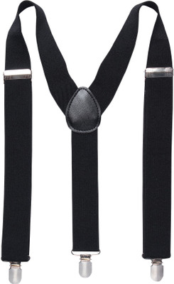 RIYASAT Y- Back Suspenders for Men(Black)
