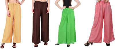 Soft N Smart Regular Fit Women Multicolor Trousers