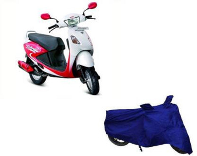 AutoRash Two Wheeler Cover for Universal For Bike(Blue)