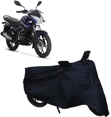 ROYAL AUTO MART Two Wheeler Cover for Bajaj(Discover 150 s, Black)