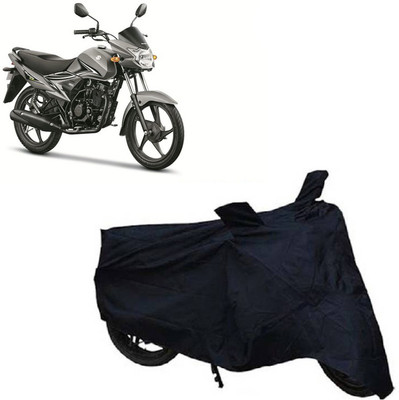 ROYAL AUTO MART Two Wheeler Cover for Suzuki(Hayate, Black)