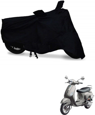 AuTO ADDiCT Waterproof Two Wheeler Cover for Piaggio(Vespa VXL, Black)