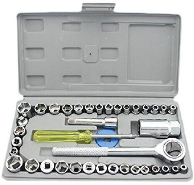 Rorian WR3 40 in 1 Pcs Wrench Tool Kit & Screwdriver and Socket Set Single Sided Rachet Wrench(Pack of 1)