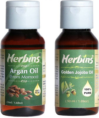 22% OFF on Herbins Essential Oil (Argan & Jojoba)(100 ml) 22% OFF on Herbins Essential Oil (Argan & Jojoba)(100 ml)