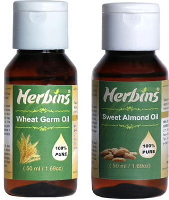 37% OFF on Herbins Essential Oil (Wheatgerm & Sweet Almond)(100 ml) 37% OFF on Herbins Essential Oil (Wheatgerm & Sweet Almond)(100 ml)