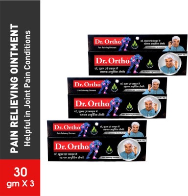 Dr. Ortho Pain Relief Ointment - Pack of 3 Balm(3 x 30 g)