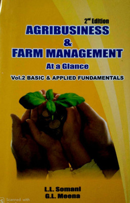 Agribusiness and Farm Management at a Glance: Vol 2 Basic and Applied Fundamentals 2nd edn(English, Hardcover, G.L Meena, L.L Somani)