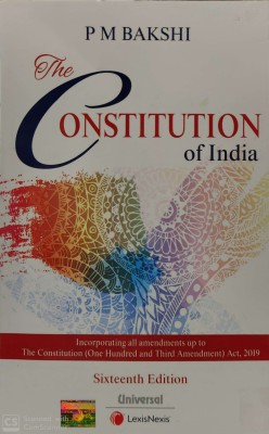 The Constitution Of India(English, Paperback, P.M Bakshi)