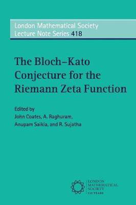 The Bloch-Kato Conjecture for the Riemann Zeta Function(English, Paperback, unknown)