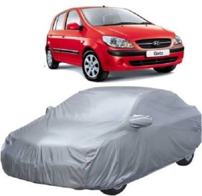 VK India Car Cover For Hyundai Getz Prime (With Mirror Pockets)(White)