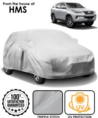 HMS Car Cover For Toyota Fortuner (With Mirror Pockets)(Silver)