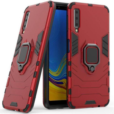 ZIVITE Back Cover for Samsung Galaxy A7 2018 Edition(Red, Rugged Armor, Pack of: 1)