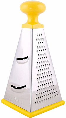 CLASSY TOUCH Stainless Steel, Plastic 4 In 1 Grater/slicer, Yellow And Silver… Vegetable & Fruit Grater(1)