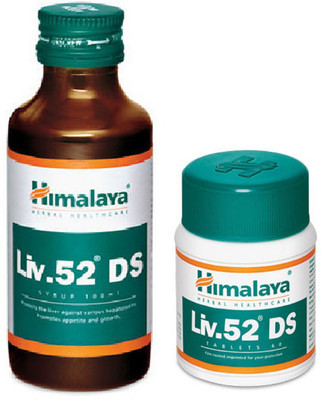 HIMALAYA Liver 52 DS Syrup and Liver 52 DS Tablet(2 Items in the set)