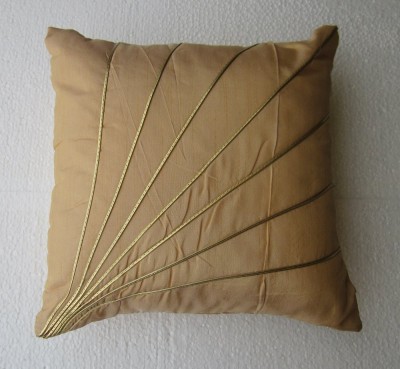 MS Enterprises Polyester Cushions Cover(Pack of 5, 30 cm*30 cm, Beige)