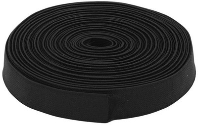 elastica Knitted Black Elastic(10 m)
