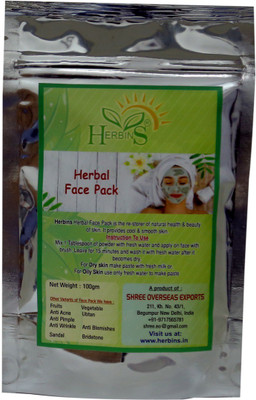 18% OFF on Herbins Herbal Face Pack(100 g) 18% OFF on Herbins Herbal Face Pack(100 g)