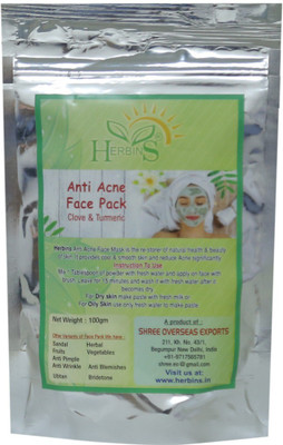 Herbins Anti Acne Face Pack(100 g) Herbins Anti Acne Face Pack(100 g)