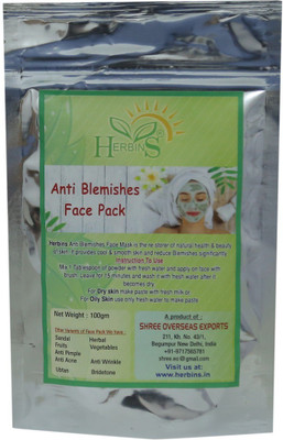 18% OFF on Herbins Anti Blemishes Face Pack(100 g) 18% OFF on Herbins Anti Blemishes Face Pack(100 g)