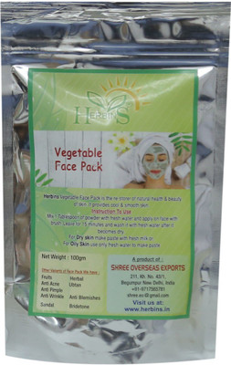 18% OFF on Herbins Vegetables Face Pack(100 g) 18% OFF on Herbins Vegetables Face Pack(100 g)