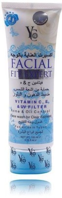 YC FACIAL FIT EXPERT WITH VITAMIN C,E & UV FILTER Face Wash(100 ml)