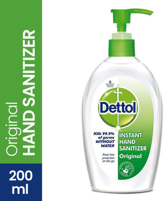Dettol Instant Hand Sanitizer Bottle  (200 ml)